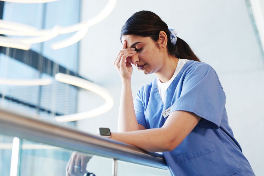professional woman doctor experiencing high-functioning anxiety in San Diego california